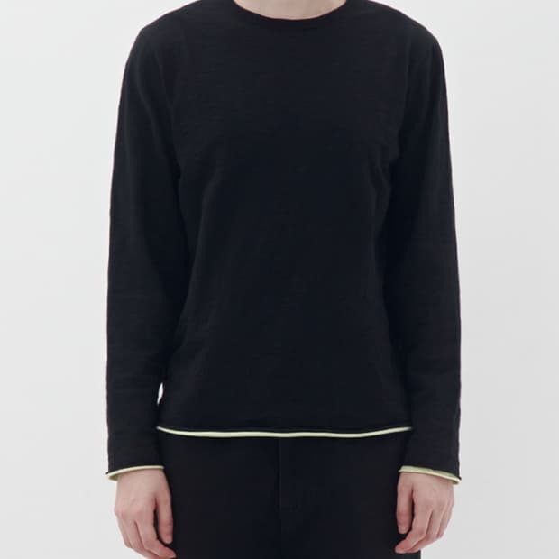 parrt Cutoff Layered Longsleeve (Black)2