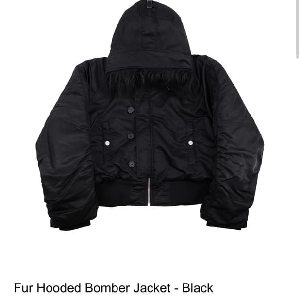 Sundayoffclub 퍼 후디드 봄버 자켓 2 희귀매물