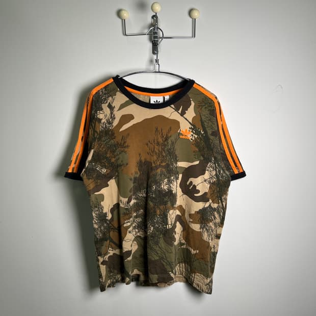 ADIDAS 아디다스 리얼트리 카모 링거 반팔 티셔츠 XL
