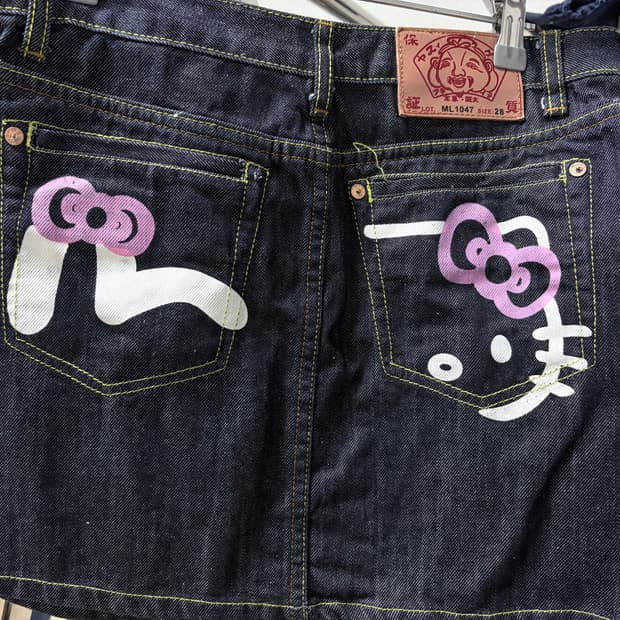 헬로키티 에비수 스커트 28사이즈