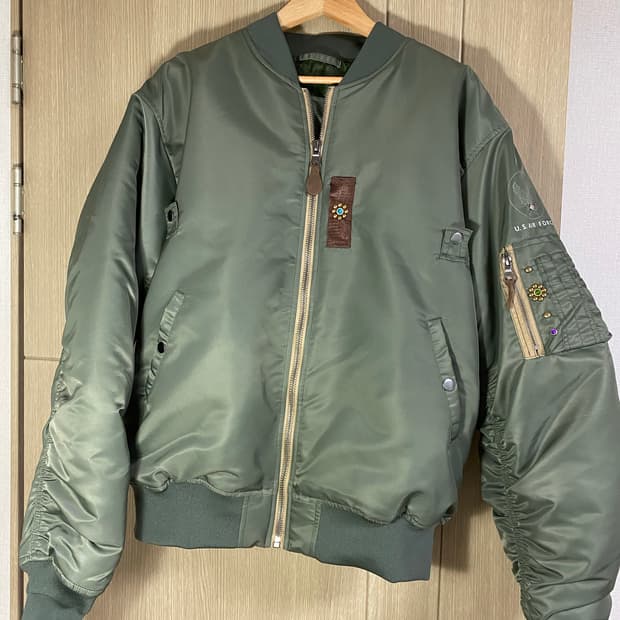 복각 잼스톤 ma-1 플라이트 자켓