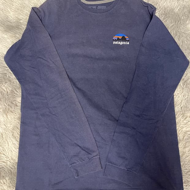 빈티지 파타고니아 긴팔 티셔츠 네이비