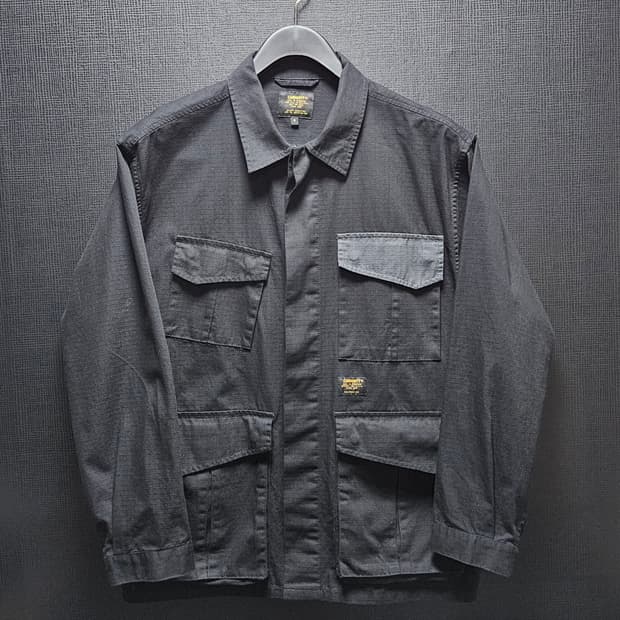 S 칼하트 립스탑 카덴스 자켓 블랙