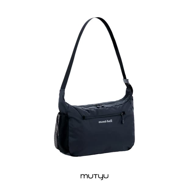 포켓터블 라이트 숄더 M 블랙