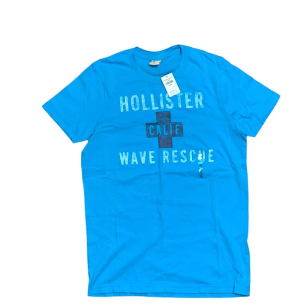 홀리스터 y2k 스카이 블루 반팔 티셔츠