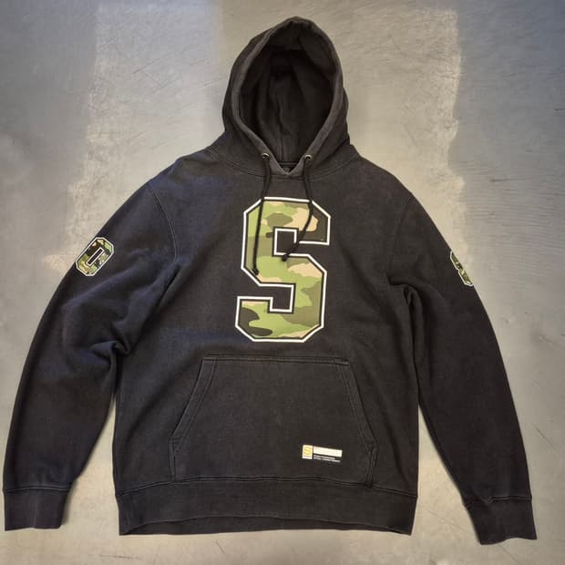 00s 스투시 카모 후드 스웻