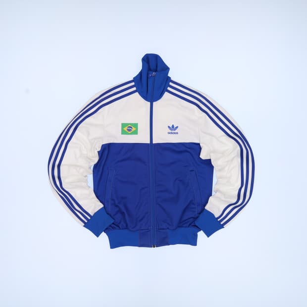 XS 아디다스 브라질 트랙탑 집업 져지 N7564