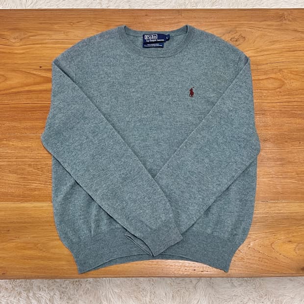 폴로 랄프로렌 크루넥 울 니트 스웨터
