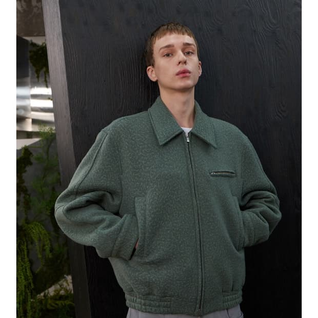 (L) yiyae 울 드리즐러 자켓 