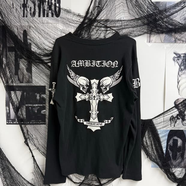 Punk mood patch longsleeve