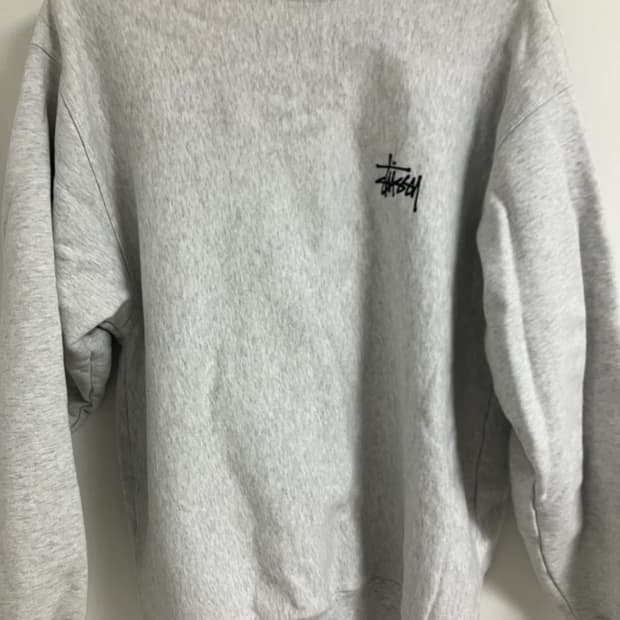 스투시 맨투맨 회색 S