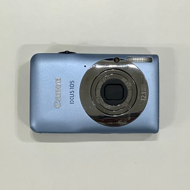 캐논 익서스 105 블루 디지털카메라 빈티지디카 작례있음
