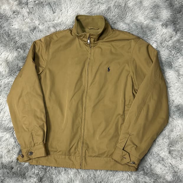 폴로랄프로렌 베이지 봄버 자켓 m