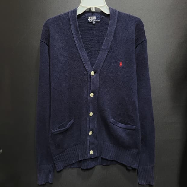 Ralph Lauren 랄프로렌 빈티지 자수로고 가디건 