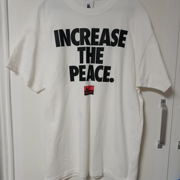 나이키 x 스투시 인크리즈 더 피스 티셔츠 아시아 m