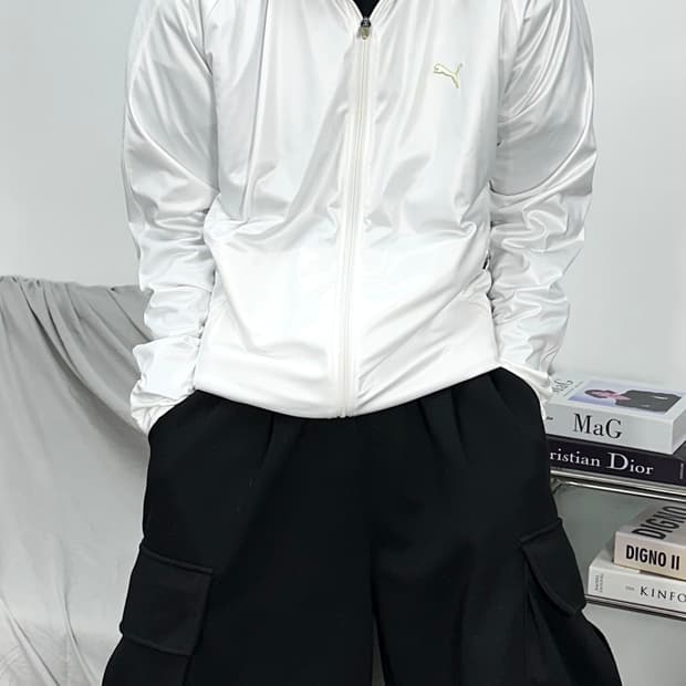 푸마 제펜 화이트 트랙탑 져지 XO