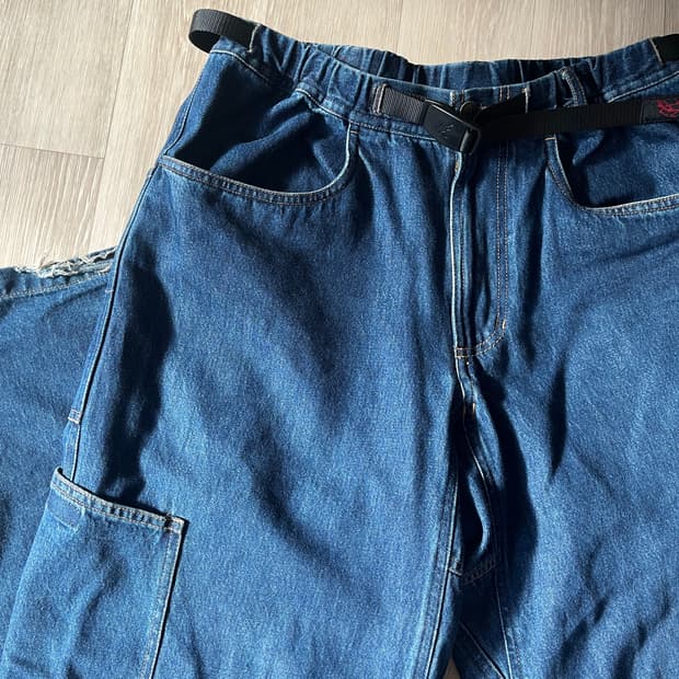 그라미치 락슬라이드 데님 팬츠_L