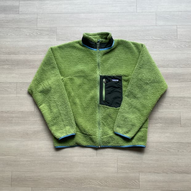 파타고니아 레트로x 스파우트 그린 자켓