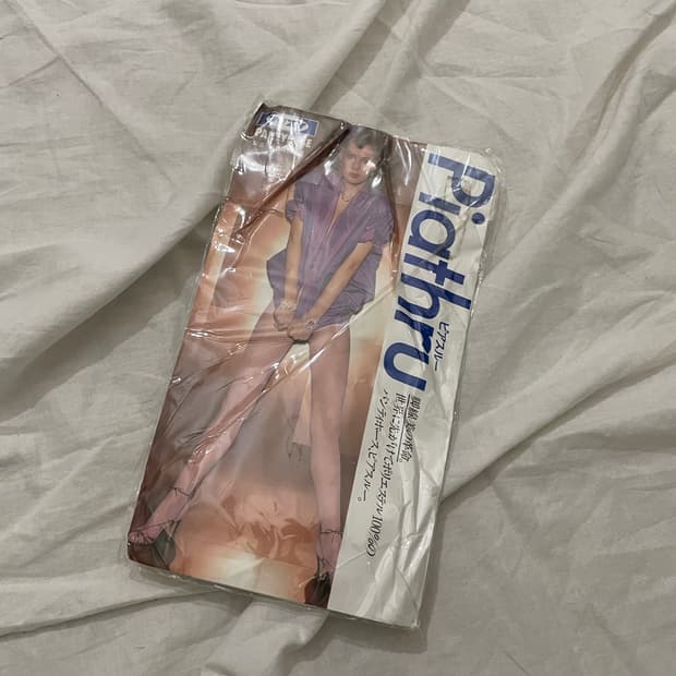 빈티지 화이트 스타킹 레이어드 코디용