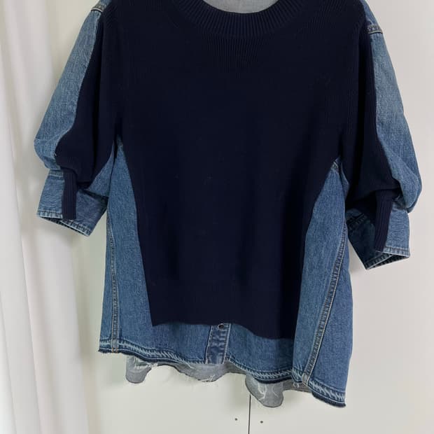 SACAI 사카이 데님 스웨터