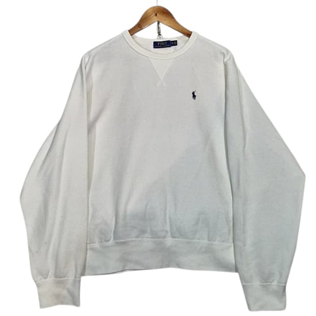 폴로 랄프로렌 화이트 맨투맨