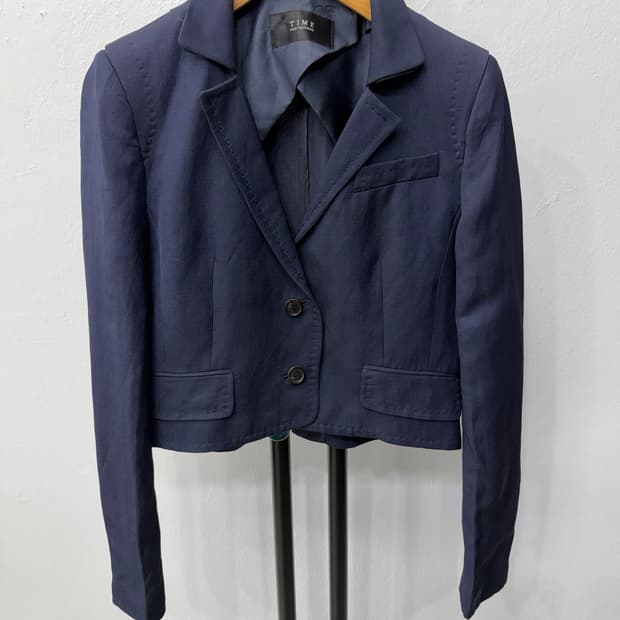 정품) TIME 타임 한섬 여성 크롭 자켓 82