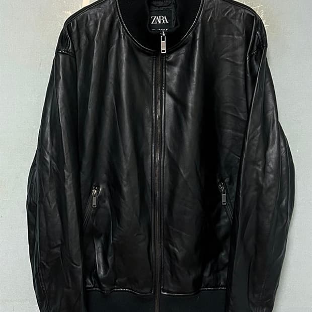 ZARA 자라 남자 인조가죽자켓 춘추 XL 105