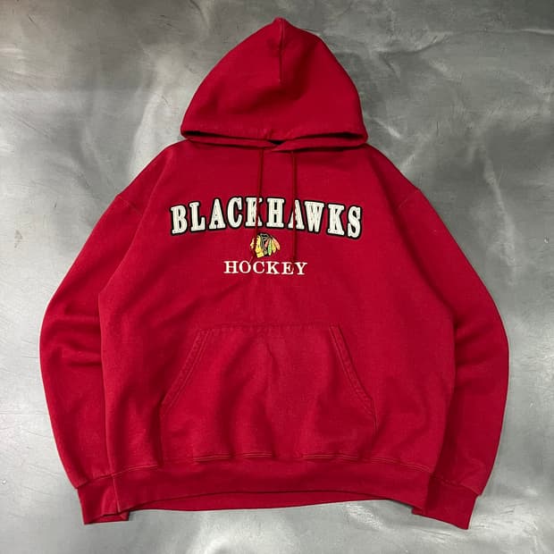  챔피온 블랙호크스 후드티 y15648