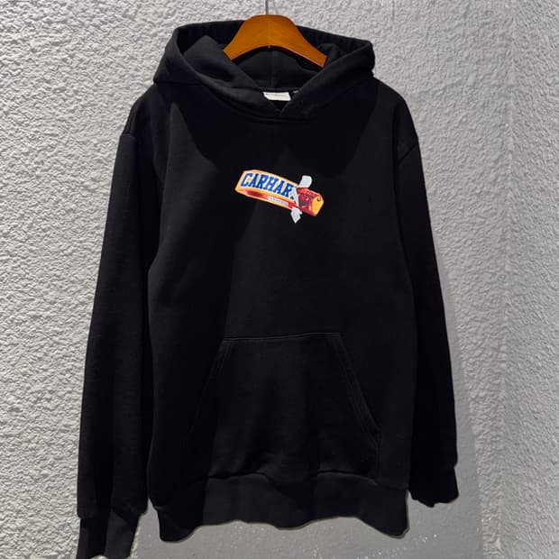 칼하트 wip 초코바 후드티 