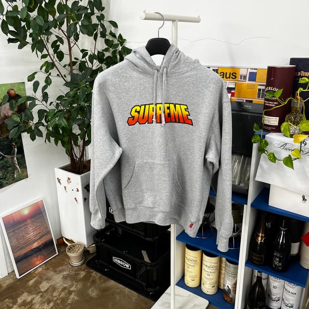 슈프림 그라디언트 스웻 후드 M 