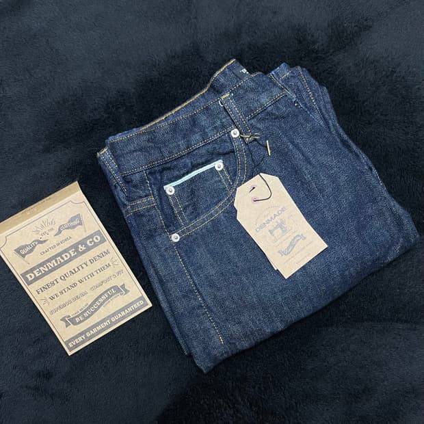덴메이드 DEN0861 Selvedge 와이드핏 (Mid Indigo)