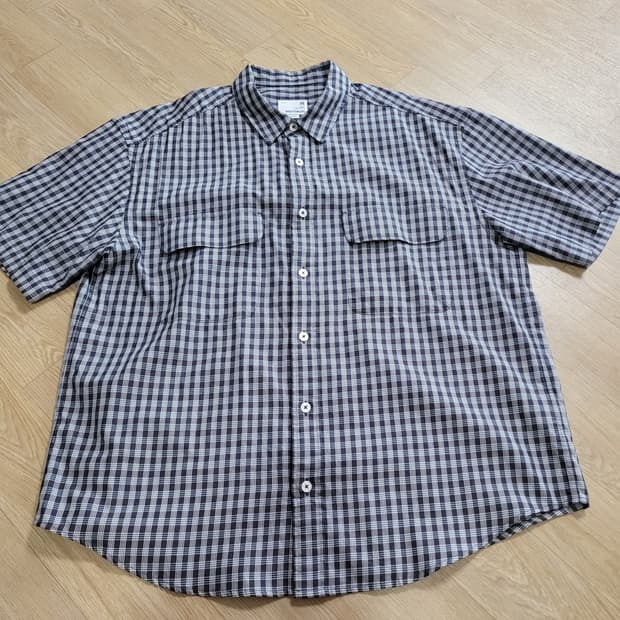 홀리선 포지타노 멀티체크셔츠 네이비 L