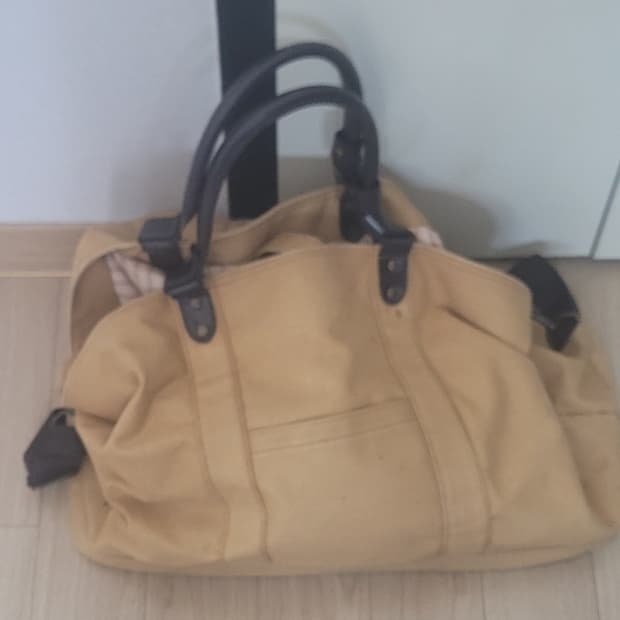 빈티지 토트백 샌드색