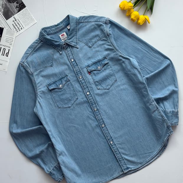 Levi's 리바이스 데님 웨스턴 셔츠