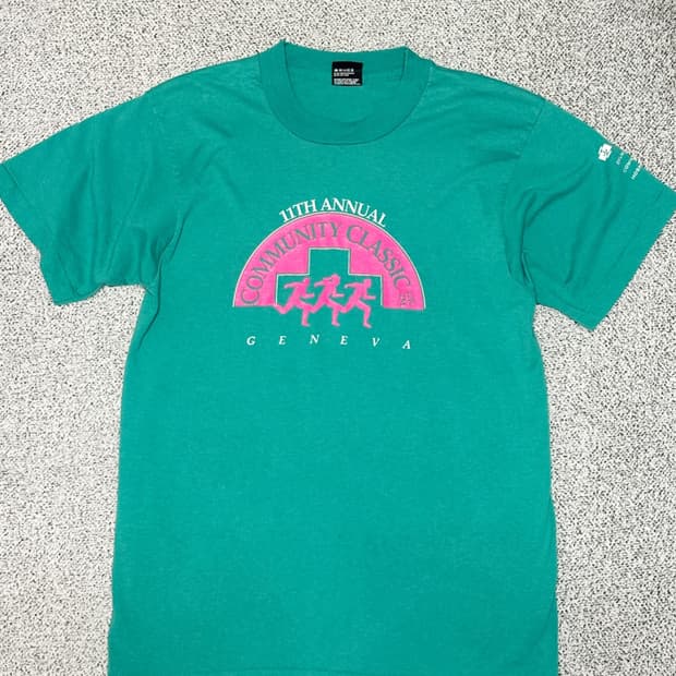 90s 미국 빈티지 러닝 이벤트 티셔츠