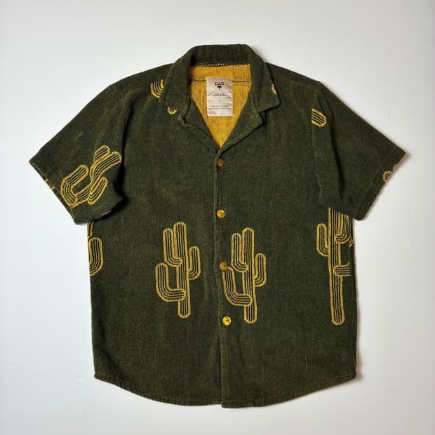 OAS 쿠바 테리 반팔 타올 셔츠 PN8718