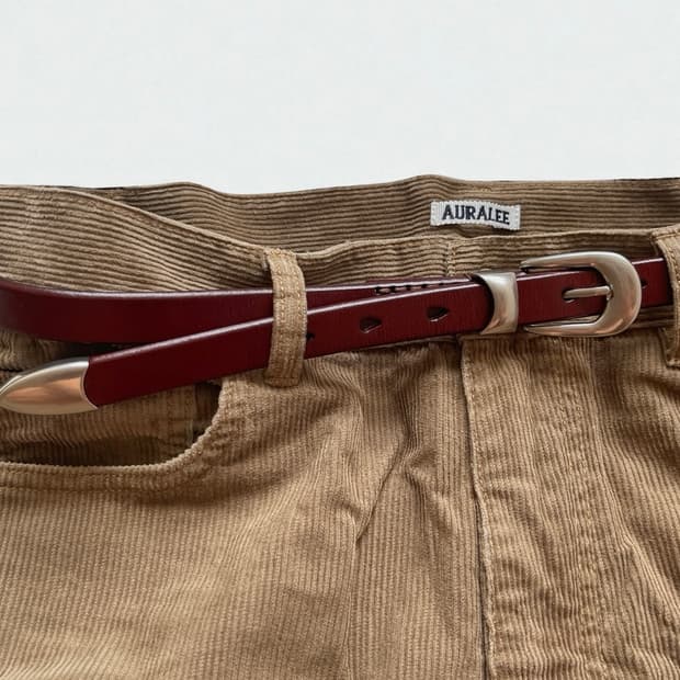 새상품 러스틱 소가죽벨트 (2cm)