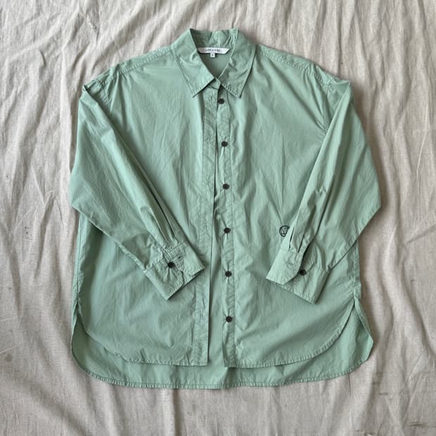 루에브르 민트 블라우스 셔츠 F