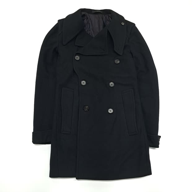 CN849 M 우영미 캐시미어 블렌드 피코트