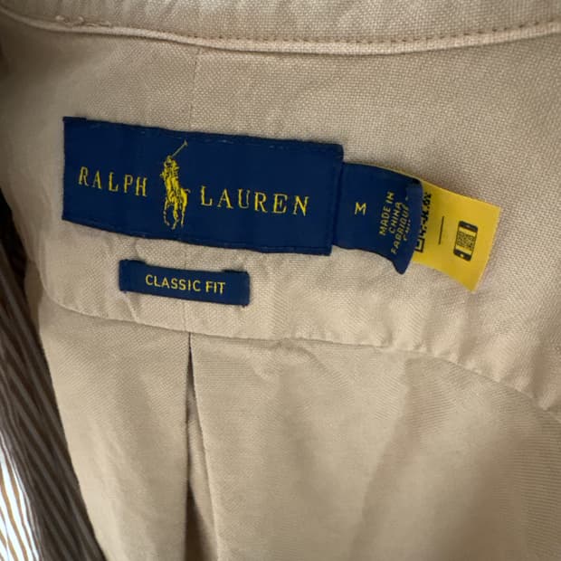 폴로 베이지 셔츠 (빈티지아님 매장구매)