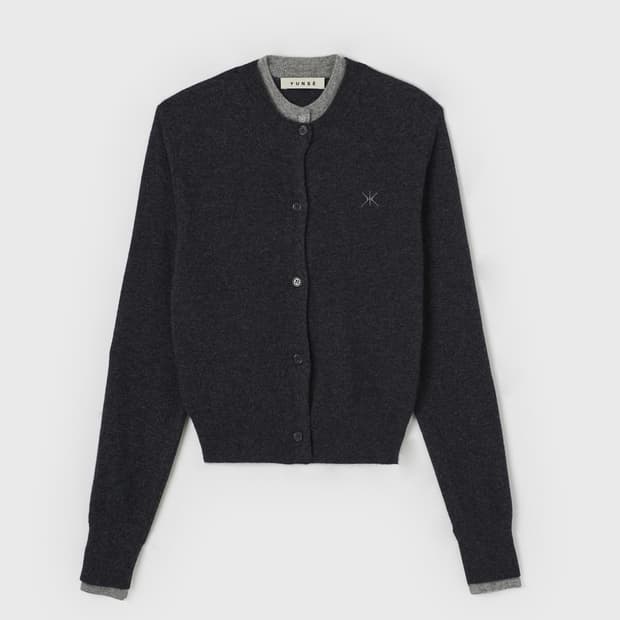 윤세 Layer Cardigan (Charcal)