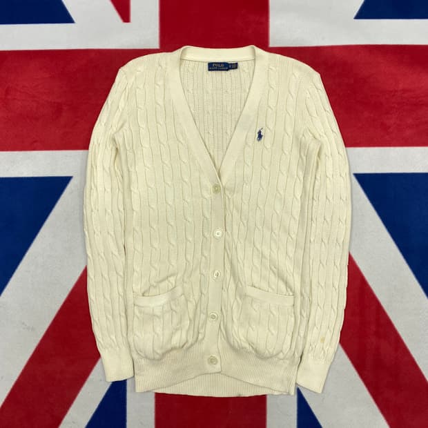 폴로 가디건 여성 XS 