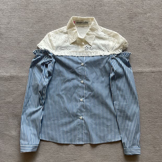 샌디리앙 스트라이프 셔츠