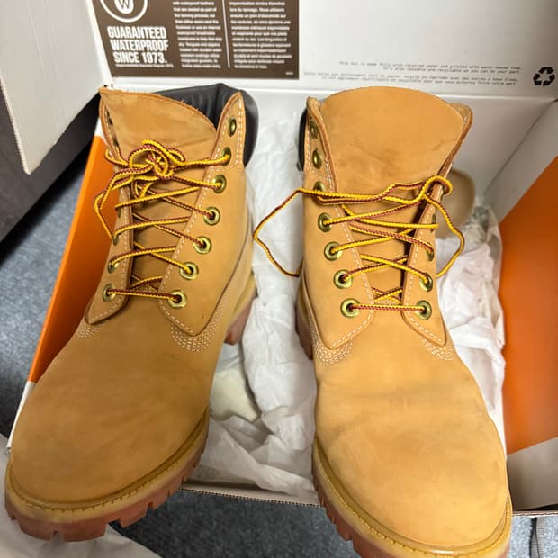 팀버랜드 6인치 워터프루프 부츠 와이드