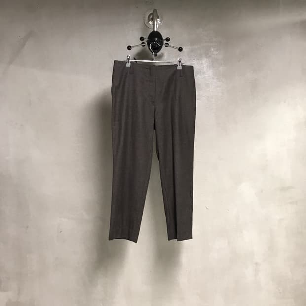 질샌더 울 팬츠 브라운 40(W)