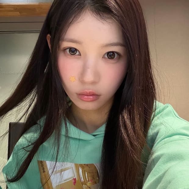 (아일릿 모카 착용) 나비버스 후드 민트 후디 naviverse