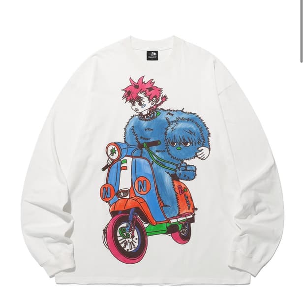 나이스고스트클럽 motorcycle blue boy 