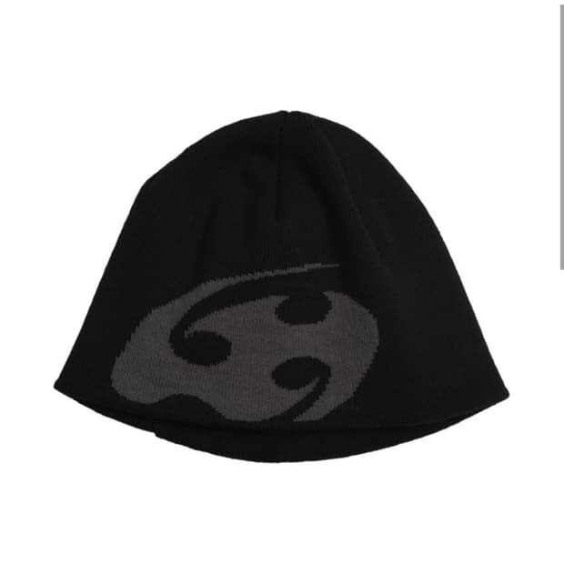 산산기어 24fw 로고 비니 블랙 