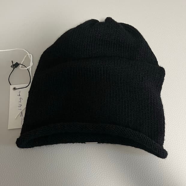 모노프리베 Textured Roll Long Beanie 