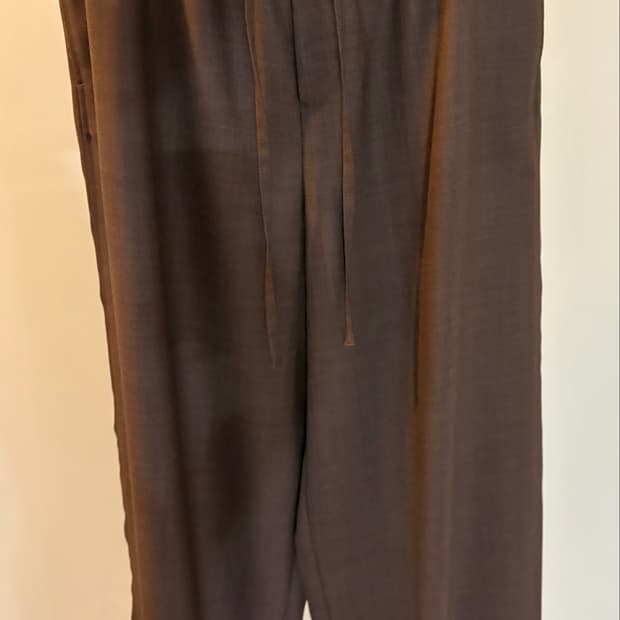 우마뭉 Japanese Tropical Wool Fluid Pants_T